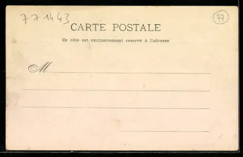 AK Champagne, Grande Rue, Strassenpartie im Ortskern