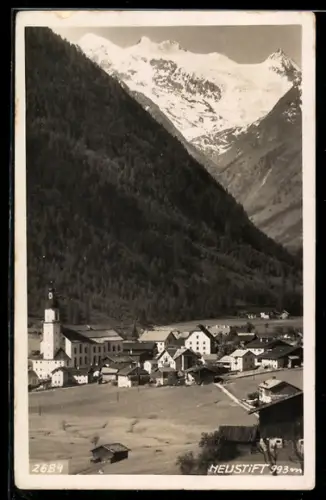 AK Neustift, Ortsansicht aus der Vogelschau