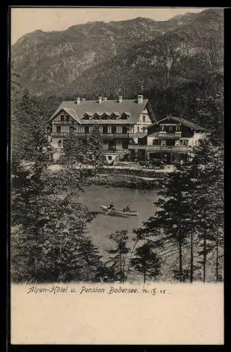 AK Badersee, Alpen-Hotel u. Pension