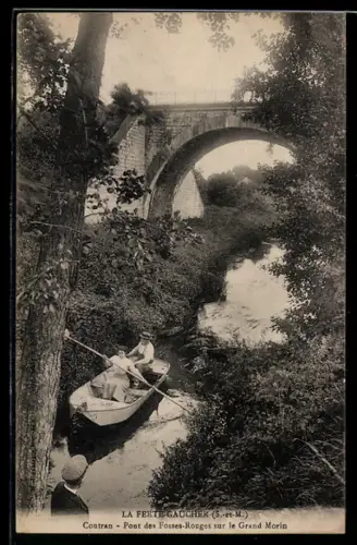 AK La Ferte-Gaucher, Pont des Fosses-Rouges sur le Grand Morin