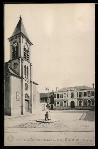 AK Dammarie-les-Lys, Place de la Mairie