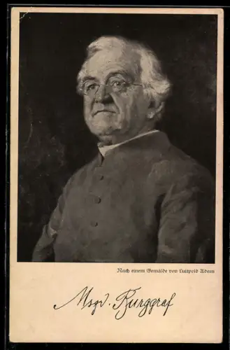 AK München-Neuhausen, Porträt Stadtpfarrer Burggraf von Maria Himmelfahrt