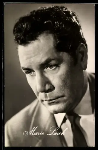 AK Schauspieler Mario Lerch in dem Film Rivalen am Steuer