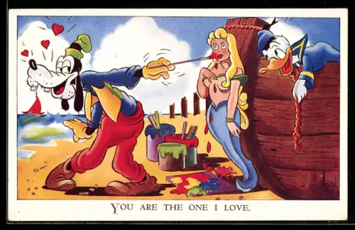 AK You Are The One I Love, Goofy, Donald Duck