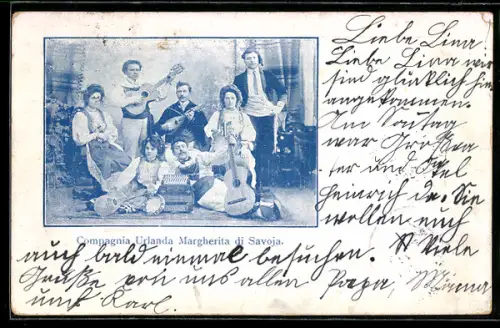 AK Compagnia Urlanda Margherita di Savoia, Portrait