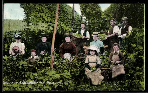 AK Kent, Group of East Kent Hop Pickers, Landwirtschaft