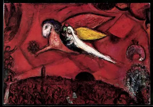 Künstler-AK sign. Marc Chagall: Le Cantique des Cantiques