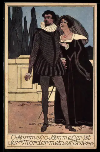 AK Wien, Mozart Gemeinde, Don Juan-Serie, Donna Anna und Don Ottavio