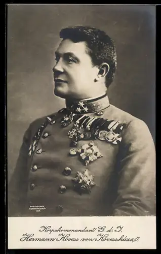 AK Hermann Kövess von Kövessháza, Korpskommandnat G.d.I.