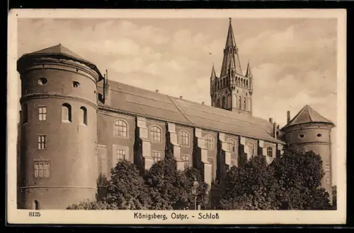 AK Königsberg /Ostpr., Blick zum Schloss