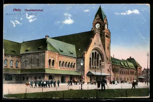 AK Metz, Partie am Hauptbahnhof