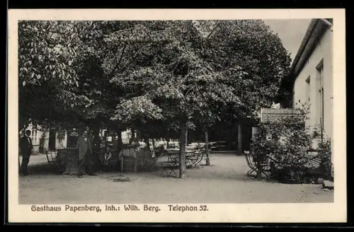 AK Papenberg, Gasthaus Papenberg, Bes. Wilhelm Berg