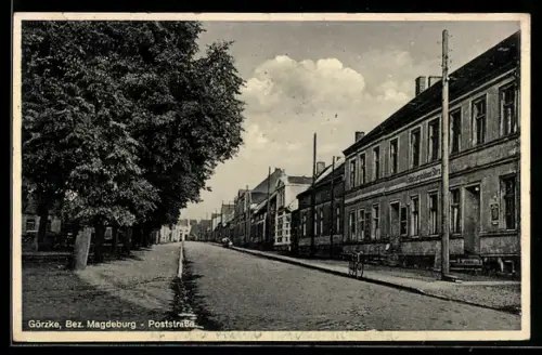 AK Görzke /Magdeburg, Hotel zum goldenen Stern in der Poststrasse