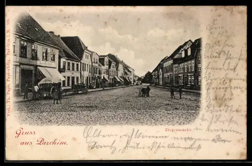 AK Parchim, Geschäfte am Ziegenmarkt