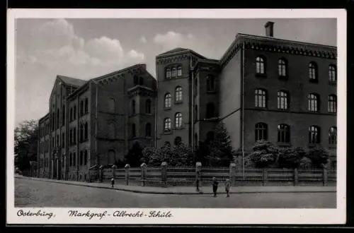 AK Osterburg, Markgraf Albrecht-Schule mit Kindern