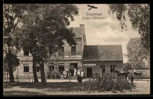 AK Zossen-Zehrensdorf, Kantine Truppen-Übungsplatz mit Mannschafts-Speisesaal