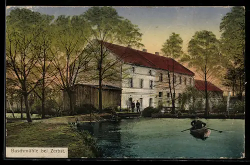 AK Zerbst, Gasthaus Buschmühle