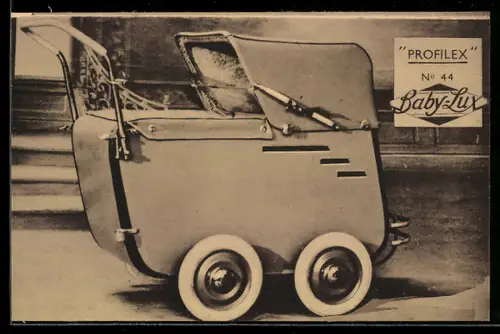 AK Reklame für Kinderwagen Profilex von Baby-Lux