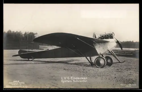 Foto-AK Sanke Nr. 243a: L. V. G. Eindecker System Schneider