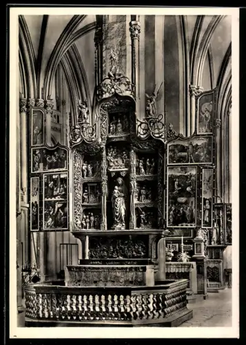 Foto-AK Walter Hege: Xanten, Viktorsdom, Marienaltar