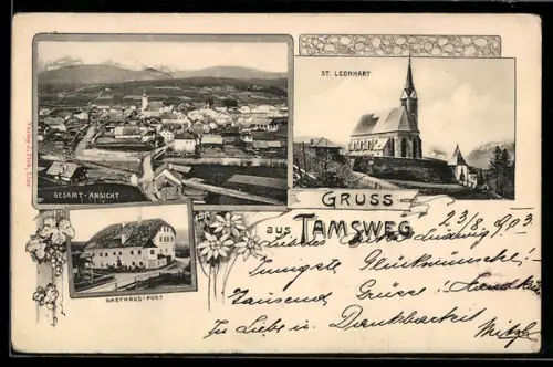 AK Tamsweg, Gasthaus Post, St. Leonhart