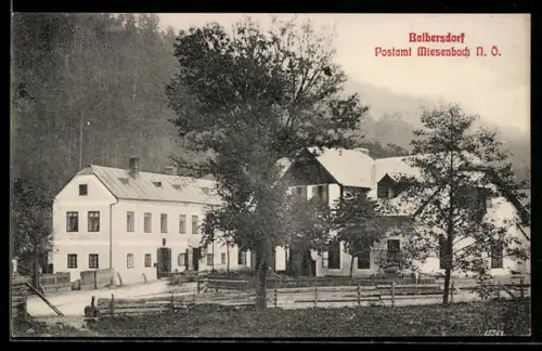 AK Miesenbach /N.-Oe., Balbersdorf, Blick in den Ort