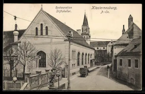 AK Klosterneuburg, Restauration Stiftskeller