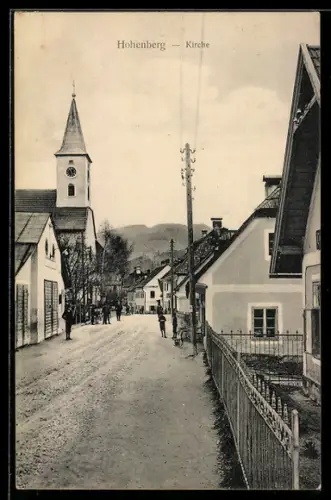 AK Hohenberg, Blick zur Kirche
