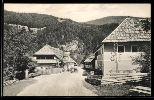 AK Ferlach /Kärnten, Gasthaus Deutsch-Peter an der Loiblstrasse