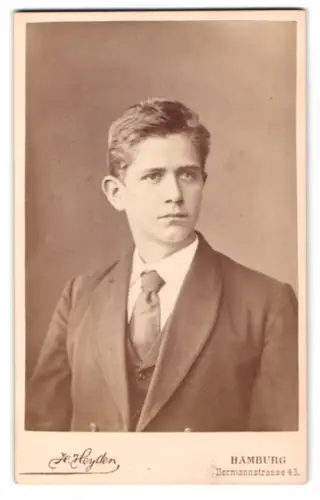 Fotografie H. Heyden, Hamburg, Hermannstrasse 43, Porträt des Herrn Max Grüneberg aus Rathenow