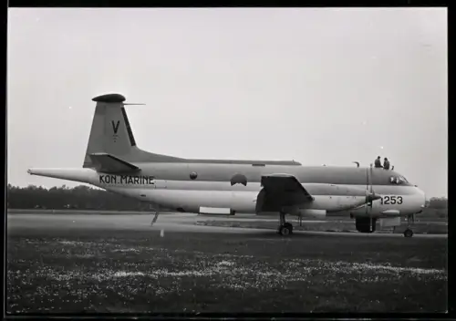 Fotografie Flugzeug Niederdecker der Kon. Marine 1253