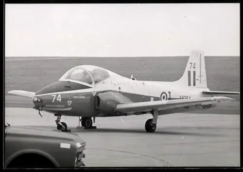 Fotografie Flugzeug BAC 84 Jet Provost T5A XW361, Schulfflugzeug der Royal Air Force