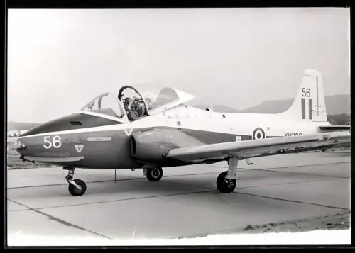 Fotografie Flugzeug BAC 84 Jet Provost T5A, Schulfflugzeug der Royal Air Force