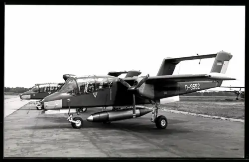 Fotografie Flugzeug North American Rockwell OV-10 Bronco, Aufklärer & Zielschleppflugzeug D-9552