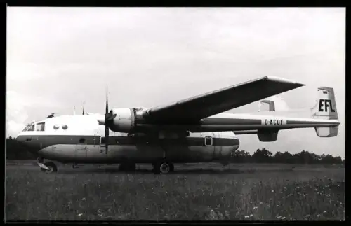 Fotografie Flugzeug Nord 2501 Noratlas D-ACUF, Elbeflug Luftfahrtgesellschaft