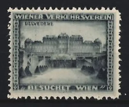 Reklamemarke Wien, Wiener Verkehrsverein, Belvedere