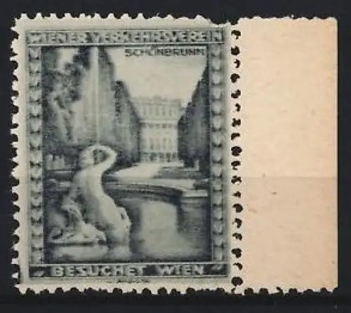 Reklamemarke Wien, Besuchet Wien, Schloss Schönbrunn