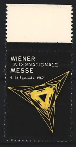 Reklamemarke Wien, Internationale Messe 1962, Abstraktes Dreieck-Symbol