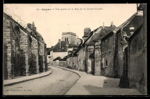 AK Joigny, Une partie de la Rue de la Grosse-Tombe