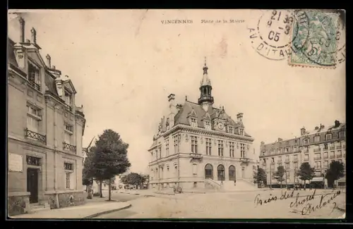 AK Vincennes, Place de la Mairie