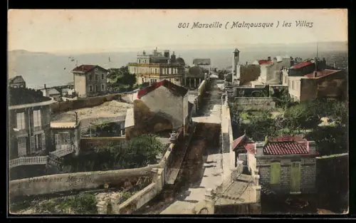 AK Marseille, Malmousque, Les Villas