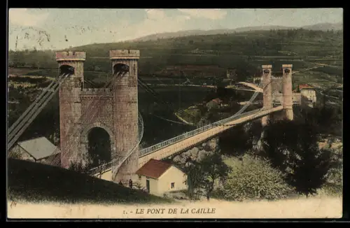 AK Allonzier-la-Caille, Le Pont de la Caille