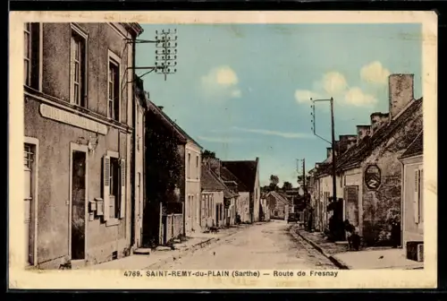 AK Saint-Remy-du-Plain /Sarthe, Route de Fresnay