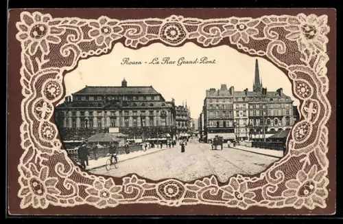 AK Rouen, La Rue Grand-Pont, Passepartout