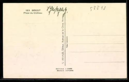 AK Brest, Place du Château