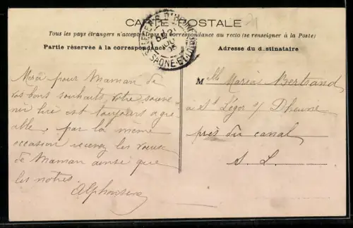 AK Autun, Rue Guérin et Petite Rue Marchaux