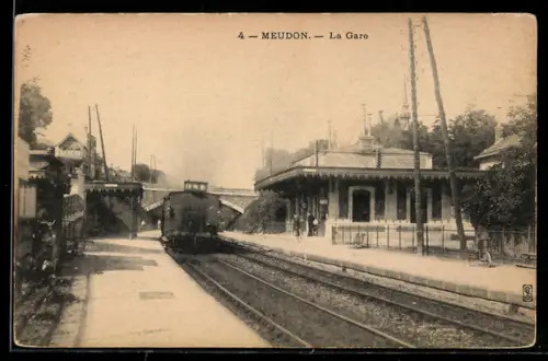AK Meudon, La Gare