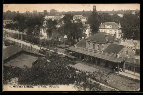 AK Maisons-Laffitte, La Gare, Panorama