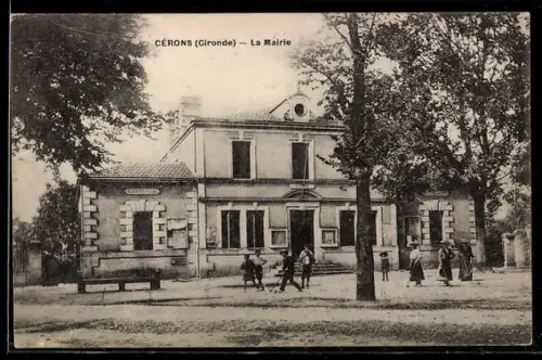 AK Cérons /Gironde, La Mairie