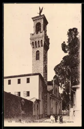 AK Nice, Eglise Saint-Barthélemy